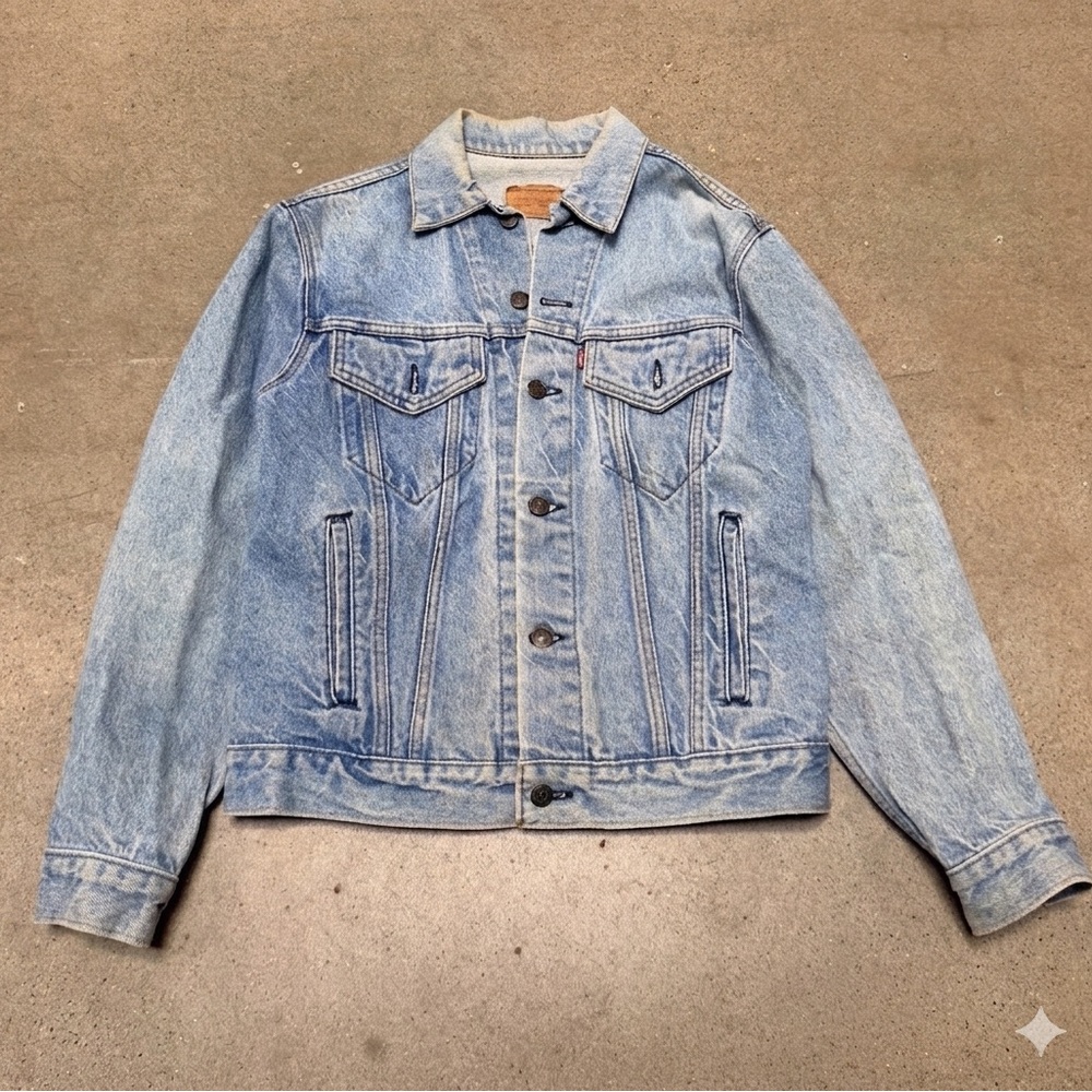 Vintage unisex 90s Levi’s paper tag denim jacket size medium